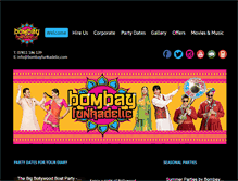 Tablet Screenshot of bombayfunkadelic.com